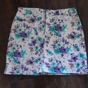 Croft&Barrow Floral Print Women's Skort